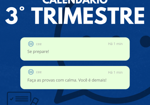 Calendário 3° Trimeste